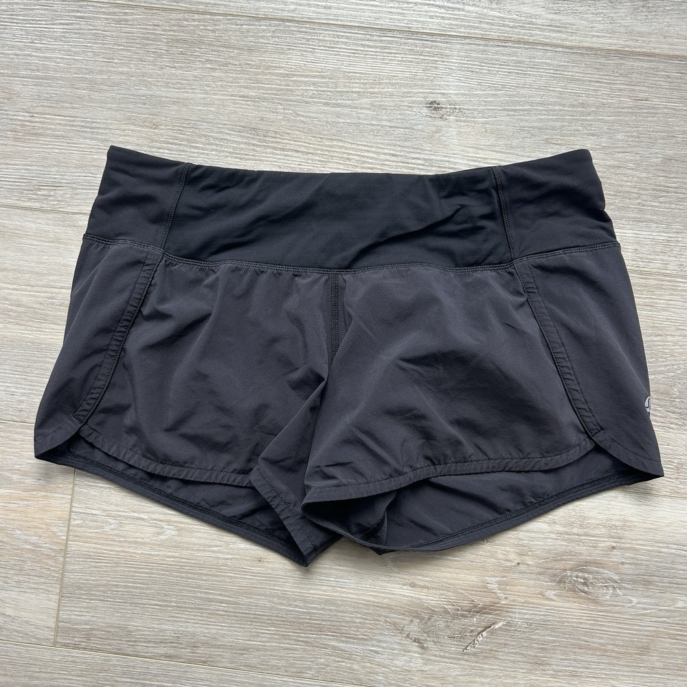 Lululemon Size‎ 8 LR Run Times II *4" Lined Short Black (First Release) W7AK0S